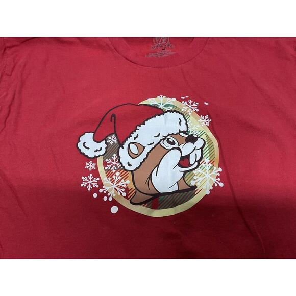 Buc-ee's Unisex Christmas T-Shirt 2023 It's Beggining To Look Like Bucee's Red M - Picture 2 of 7